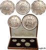 FRANCE Coffret d’Étude de la 2 Francs Semeuse contenant t V REPUBLIC Pessac 1977 (mm, g, 6h) -
