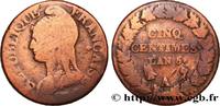FRANCE Cinq centimes Dupré, grand module, CIN/NIQ DIRECTOIRE Paris 1797 (28mm, 9,93g, 6h) -