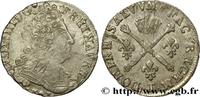 FRANCE 20 sols aux insignes LOUIS XIV THE SUN KING Nantes 1707 (26mm, 5,98g, 6h) -
