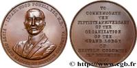 FRANCE GRANDE LOGE DE BRITISH COLUMBIA - ISRAEL WOOD POWE CANADA 1871 (47mm, 46g, 12h) -