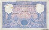 FRANCE 100 Francs BLEU ET ROSE FRANCE 100 Francs BLEU ET ROSE 1909 VG -