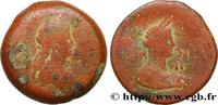 THE JULIO-CLAUDIANS (27 BC to 69 AD) Diobole CLAUDIUS AND AGRIPPINA THE YOUNGER Alexandrie, Égypte 52-53 (25,5mm, 12,26g, 12h) -