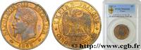 FRANCE Cinq centimes Napoléon III, tête laurée SECOND EMPIRE Paris 1862 (25mm, 5g, 6h) -