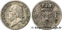 FRANCE 1/4 franc Louis XVIII LOUIS XVIII Lille 1824 (15mm, 1,23g, 6h) -