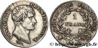 FRANCE 1 franc Bonaparte Premier Consul CONSULATE Perpignan 1804 (23mm, 4,87g, 6h) -