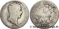 FRANCE 1 franc Napoléon Ier tête laurée, Empire français PREMIER EMPIRE / FIRST FRENCH EMPIRE Marseille 1812 (23mm, 4,52g, 6h) -
