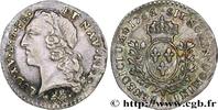 FRANCE Vingtième d'écu aux branches d’olivier, tête ceint LOUIS XV THE BELOVED Bayonne 1766 (18,5mm, 1,46g, 6h) -