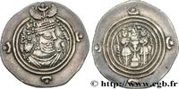 Post-hellenistic 2 (227 AD to 650 AD) Drachme SASANIAN - SASANIAN KINGDOM - KHOSROW II Atelier incertain c. 590-628 (31,5mm, 4,00g, 3h) -