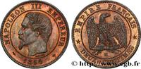 FRANCE Deux centimes Napoléon III, tête nue SECOND EMPIRE Marseille 1854 (20mm, 2g, 6h) -