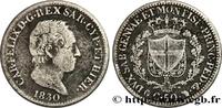 ITALY - KINGDOM OF SARDINIA 50 Centesimi Charles Félix ITALY - KINGDOM OF SARDINIA Turin 1830 (18mm, 2,25g, 6h) -