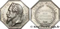 FRANCE Notaires de Châteaudun (Napoléon III) NOTAIRES DU XIXe SIECLE n.d. (30,5mm, 12,40g, 12h) -