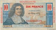 GUADELOUPE 10 Francs Colbert GUADELOUPE 10 Francs Colbert 1946 UNC- -