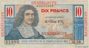 GUADELOUPE 10 Francs Colbert GUADELOUPE 10 Francs Colbert 1946 UNC- -