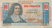 GUADELOUPE 10 Francs Colbert GUADELOUPE 10 Francs Colbert 1946 AU -