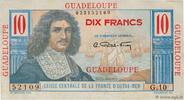 GUADELOUPE 10 Francs Colbert GUADELOUPE 10 Francs Colbert 1946 UNC- -
