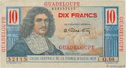 GUADELOUPE 10 Francs Colbert GUADELOUPE 10 Francs Colbert 1946 UNC- -