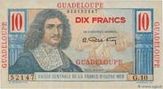 GUADELOUPE 10 Francs Colbert GUADELOUPE 10 Francs Colbert 1946 UNC- -