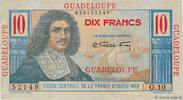 GUADELOUPE 10 Francs Colbert GUADELOUPE 10 Francs Colbert 1946 UNC- -