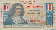 GUADELOUPE 10 Francs Colbert GUADELOUPE 10 Francs Colbert 1946 UNC- -