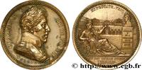 FRANCE Médaille des vœux des habitants de Versailles CHARLES X 78 - Versailles 1825 (50,5mm, 56,5g, 12h) -