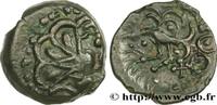 FRANCE Bronze YLLYCCI à l’oiseau, classe Va / Vc SENONES (Area of Sens) c. avant 52 AC. (14,5mm, 2,76g, 9h) -