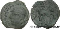 FRANCE Bronze au cheval et au sanglier GALLIA - CARNUTES (Beauce area) Chartres (28) c. 60-40 AC. (16mm, 2,56g, 6h) -
