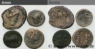 Lots de 4 monnaies LOTS (mm, g, h) -