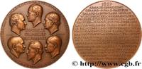 FRANCE Médaille, Centenaire de la Société chimique de Fra QUATRIÈME RÉPUBLIQUE - Sociétés 75 - Paris 1957 (71,5mm, 185,1g, 12h) -