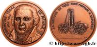 FRANCE Médaille, François Isaac de Rivan, n°5 SCIENCES & SCIENTIFIQUES Monnaie de Paris 1984 (mm, 223,4g, 12h) -