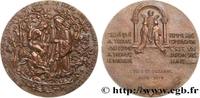 FRANCE Médaille, Noces d’or de Louis et Suzanne AMOUR ET MARIAGE 1976 (76,5mm, 198,8g, 12h) -