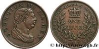 GUIANA 1 Stiver Georges III colonies d’Essequebo et Demar GUIANA 1813 (34mm, 18,7g, 6h) -
