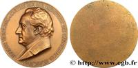 FRANCE Médaille, Johann Wolfgang von Goethe, 200e anniver LITTÉRATURE : ÉCRIVAINS/ÉCRIVAINES - POÈTES 1949 (70mm, 128,8g, 12h) -