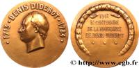 FRANCE Médaille, Bicentenaire de la naissance de Denis Di LITTÉRATURE : ÉCRIVAINS/ÉCRIVAINES - POÈTES Monnaie de Paris 1983 (49,5mm, 72,88g, 12h) -