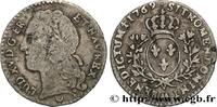 FRANCE Dixième d'écu aux branches d’olivier, tête ceinte LOUIS XV THE BELOVED Metz 1769 (21mm, 2,85g, 6h) -