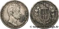 ITALY - KINGDOM OF SARDINIA 5 Lire Charles Albert ITALY - KINGDOM OF SARDINIA Turin 1832 (37mm, 24,84g, 6h) -