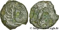 FRANCE Bronze à l’aigle et à la rouelle, tête à droite GALLIA - CARNUTES (Beauce area) Chartres (28) c. 52 AC. (15mm, 2,15g, 5h) -