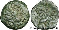 FRANCE Bronze YLLYCCI à l’oiseau, classe Va / Vc SENONES (Area of Sens) c. avant 52 AC. (16,5mm, 2,63g, 9h) -