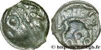 FRANCE Potin à la tête d’indien, classe Ic3 GALLIA BELGICA - LEUCI (Area of Toul) c. 75-50 AC. (18mm, 4,55g, 9h) -