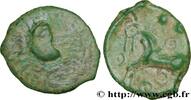 FRANCE Bronze au cheval et aux annelets GALLIA BELGICA - REMI (Area of Reims) c. 60-50 AC. (14,5mm, 1,10g, 3h) -