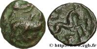 FRANCE Bronze aux sangliers affrontés AMBIANI (Area of Amiens) Amiens (80) c. 60-40 AC. (15mm, 2,09g, 3h) -