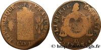 FRANCE 2 sols dit à la table de loi THE CONVENTION Metz 1793 (32mm, 22,15g, 6h) -