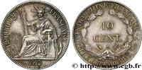 FRENCH INDOCHINA 10 Centièmes FRENCH INDOCHINA Paris 1912 (19mm, 2,70g, 6h) -