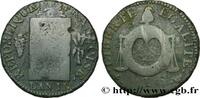 FRANCE 1 sol dit à la table de loi THE CONVENTION Limoges 1794 (27mm, 10,20g, 6h) -