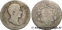 FRANCE 2 francs Napoléon Empereur, Calendrier révolutionn PREMIER EMPIRE / FIRST FRENCH EMPIRE Perpignan 1805 (27mm, 9,48g, 6h) -