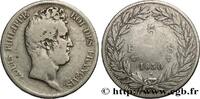 FRANCE 5 francs type Tiolier sans le I, tranche en creux 1830 LOUIS-PHIL... 69.40 £ Tax included +  15.61 £ shipping