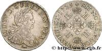 FRANCE Demi-écu à la croix fleurdelisée couronnée et aux LOUIS XV THE BELOVED Paris 1725 (32mm, 11,69g, 6h) -
