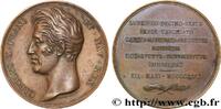 FRANCE Médaille, Monument à la mémoire de Louis XVI CHARLES X 1826 (50,5mm, 40,77g, 12h) -