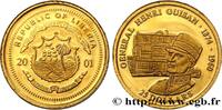 LIBERIA 25 Dollars Proof Général Guisan LIBERIA 2001 (11mm, 0,73g, 12h) -