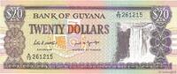 GUIANA 20 Dollars GUIANA 20 Dollars 1989 UNC- -
