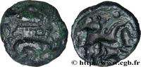 FRANCE Bronze aux sangliers affrontés AMBIANI (Area of Amiens) Amiens (80) c. 60-40 AC. (14,5mm, 2,20g, h) -